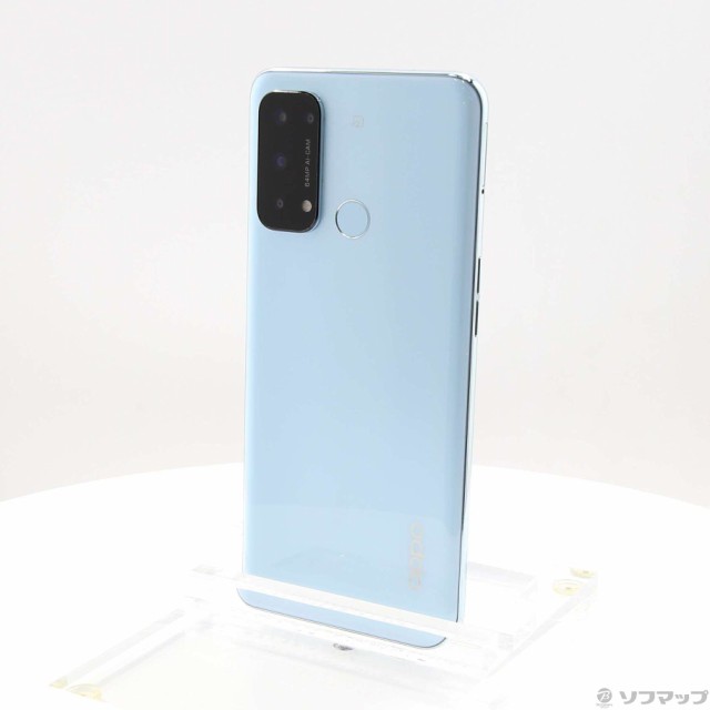 中古)OPPO Reno5 A 128GB アイスブルー A103OP Y!mobile(258-ud)の通販