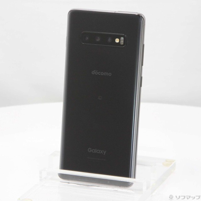 中古)SAMSUNG GALAXY S10+ 128GB プリズムブラック SC-04L docomo