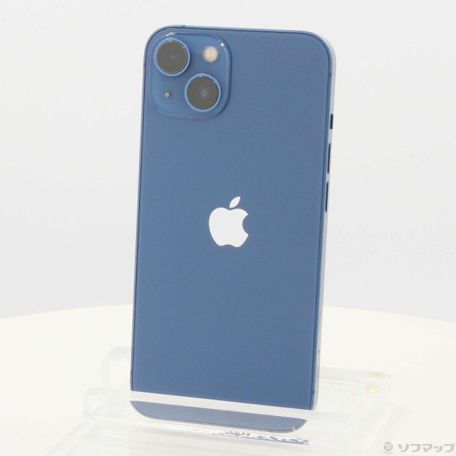 中古)Apple iPhone13 128GB ブルー MLNG3J/A SIMフリー(371-ud)の通販