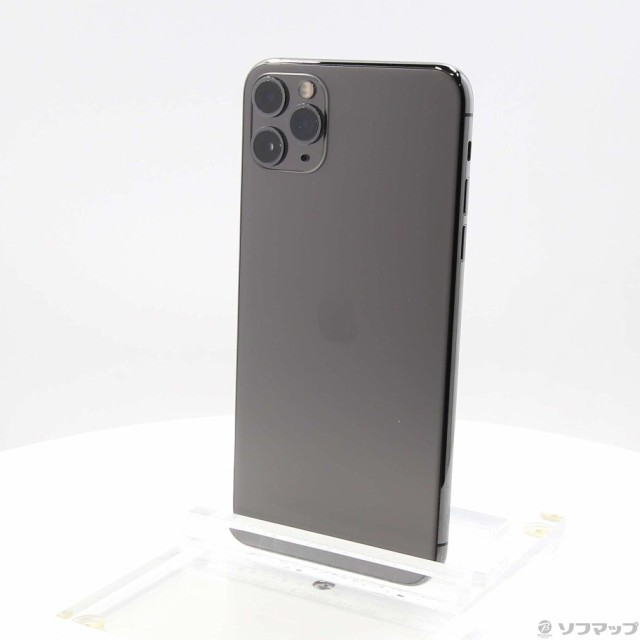 中古)SoftBank iPhone11 Pro Max 64GB スペースグレイ MWHD2J/A