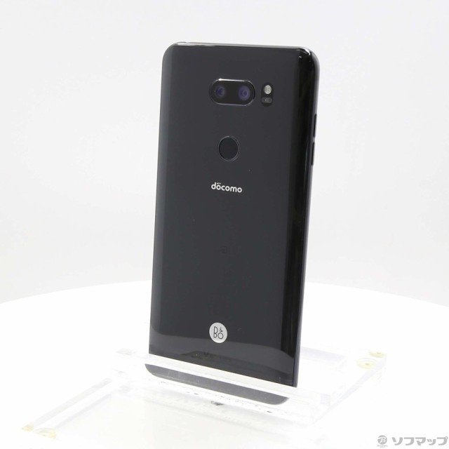 中古)LG V30+ 128GB オーロラブラック L-01K docomoロック解除SIM