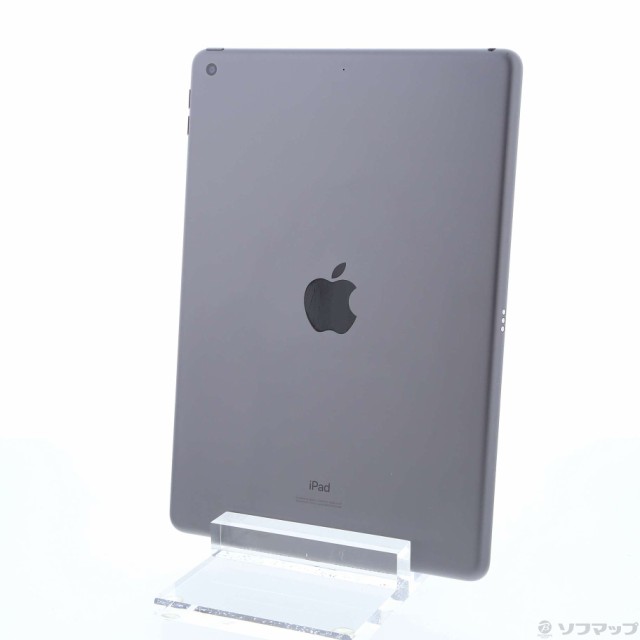 (中古)Apple iPad 第7世代 32GB スペースグレイ MW742LL/A Wi-Fi(349-ud)