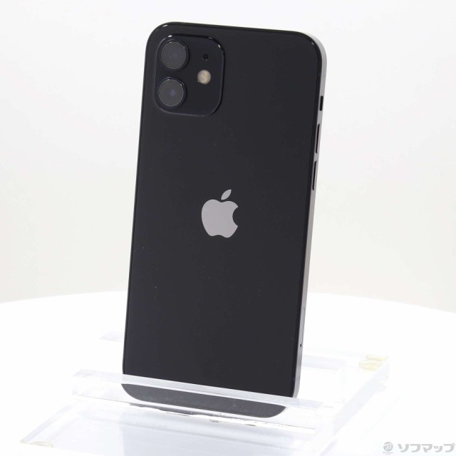 中古)Apple iPhone12 64GB ブラック MGHN3J/A SIMフリー(352-ud)の通販