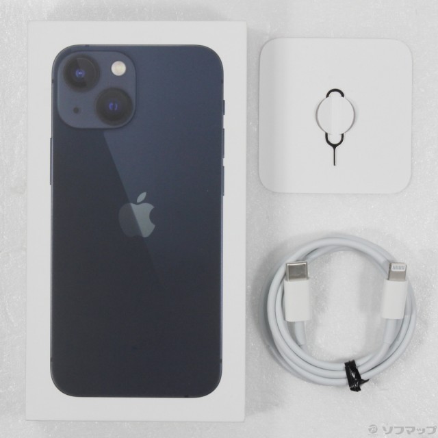 (中古)Apple iPhone13 mini 128GB ミッドナイト MLJC3J/A SIMフリー(262-ud)｜au PAY マーケット