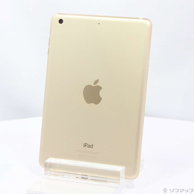 (中古)Apple iPad mini 3 128GB ゴールド MGYK2J/A Wi-Fi(344-ud)の通販は
