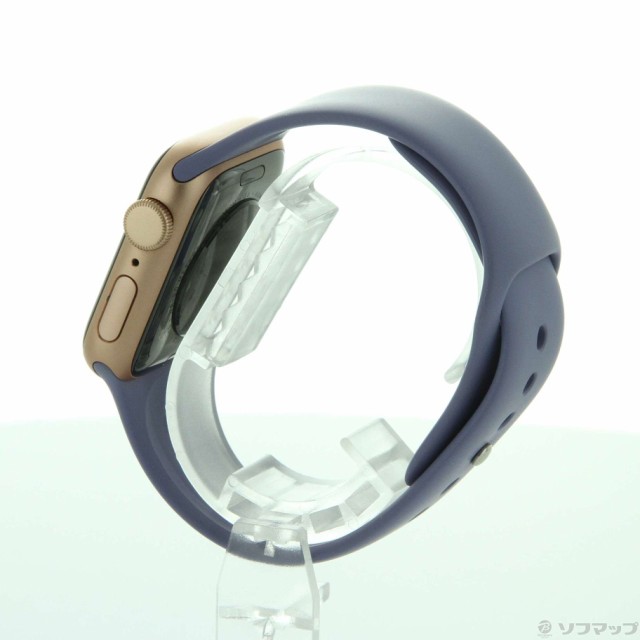 (中古)Apple Apple Watch SE 第1世代 GPS 40mm ゴールドアルミニウムケース  イングリッシュラベンダースポーツバンド(258-ud)｜au PAY マーケット