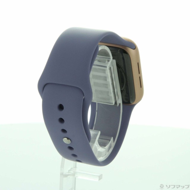 (中古)Apple Apple Watch SE 第1世代 GPS 40mm ゴールドアルミニウムケース  イングリッシュラベンダースポーツバンド(258-ud)｜au PAY マーケット