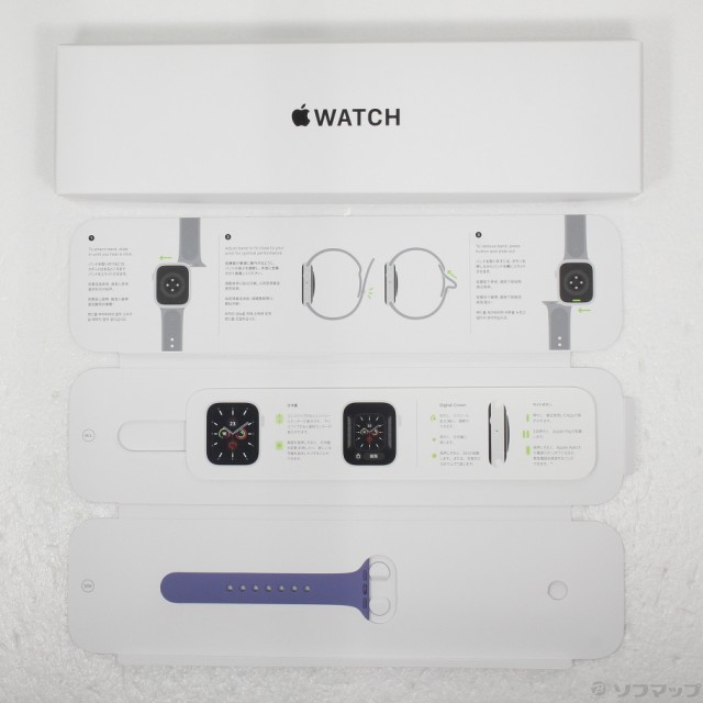 (中古)Apple Apple Watch SE 第1世代 GPS 40mm ゴールドアルミニウムケース  イングリッシュラベンダースポーツバンド(258-ud)｜au PAY マーケット