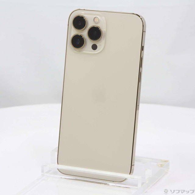 (中古)Apple iPhone13 Pro Max 128GB ゴールド MLJ63J/A SIMフリー(276-ud)｜au PAY マーケット