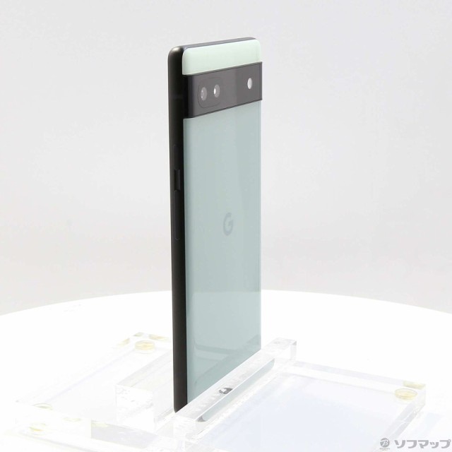 中古)GOOGLE Google Pixel 6a 128GB セージ GB17L auロック解除SIM