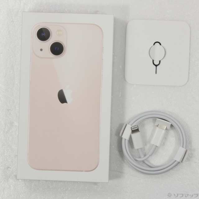 中古)Apple iPhone13 mini 128GB ピンク MLJF3J/A SIMフリー(368-ud)の ...