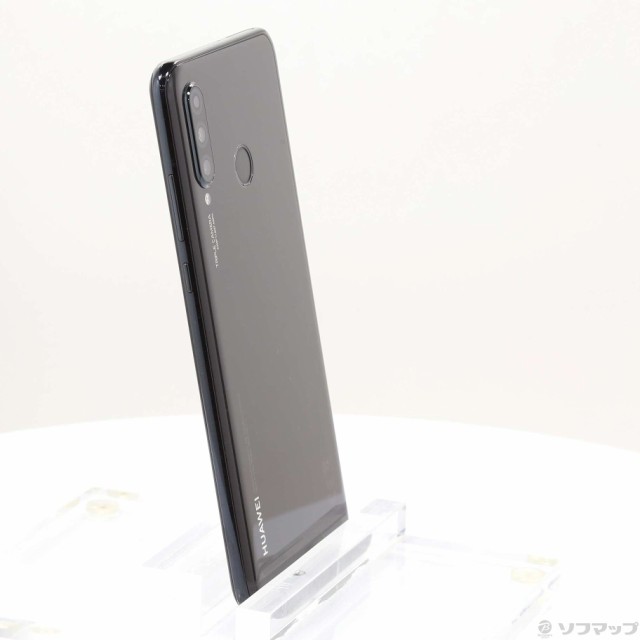 中古)HUAWEI P30 lite 64GB ミッドナイトブラック HWU36SKU UQ mobile ...