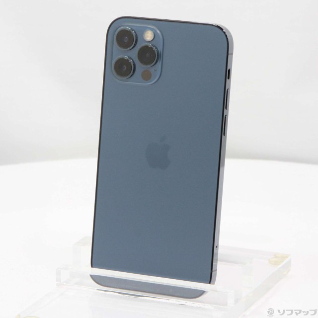 中古)Apple iPhone12 Pro 256GB パシフィックブルー MGMD3J/A SIM