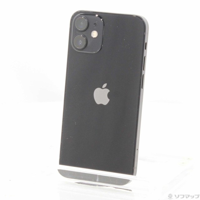 中古)Apple iPhone12 mini 64GB ブラック MGA03J/A SIMフリー(198-ud