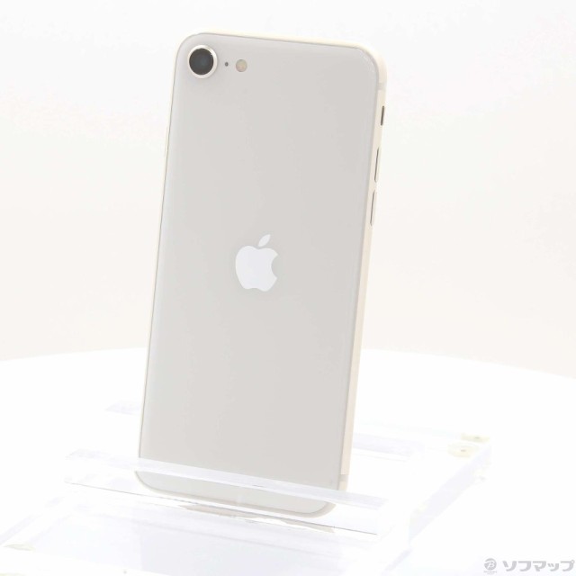 中古)Apple iPhone SE 第3世代 64GB スターライト MMYD3J/A SIMフリー