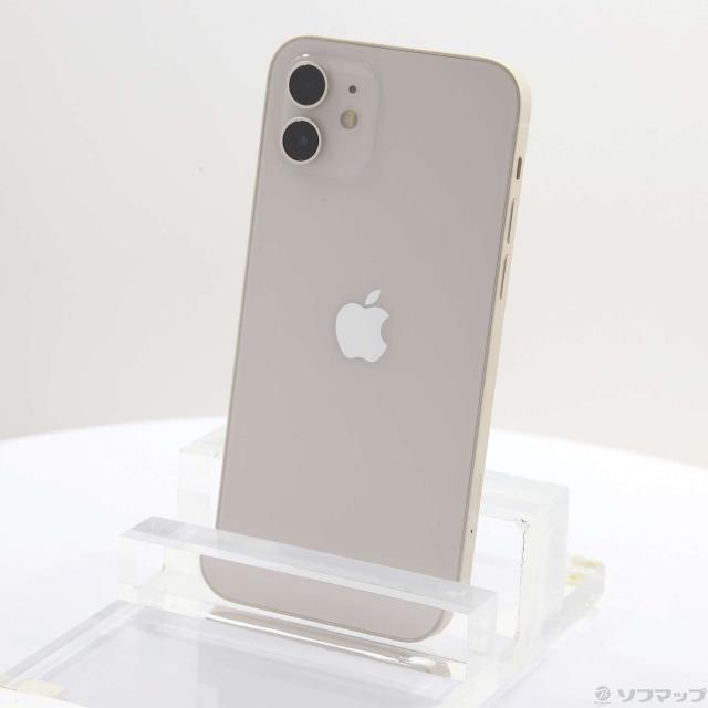 中古)Apple iPhone12 64GB ホワイト MGHP3J/A SIMフリー(349-ud