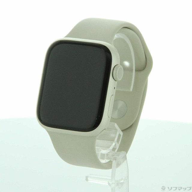 中古)Apple Apple Watch Series 7 GPS 45mm スターライトアルミニウム