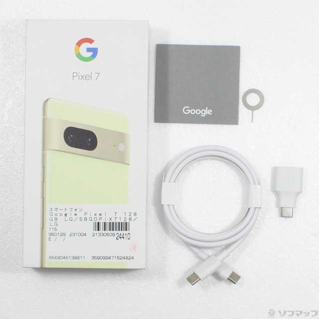 中古)GOOGLE Google Pixel 7 128GB Lemongrass SBGOPIX7128 SoftBank