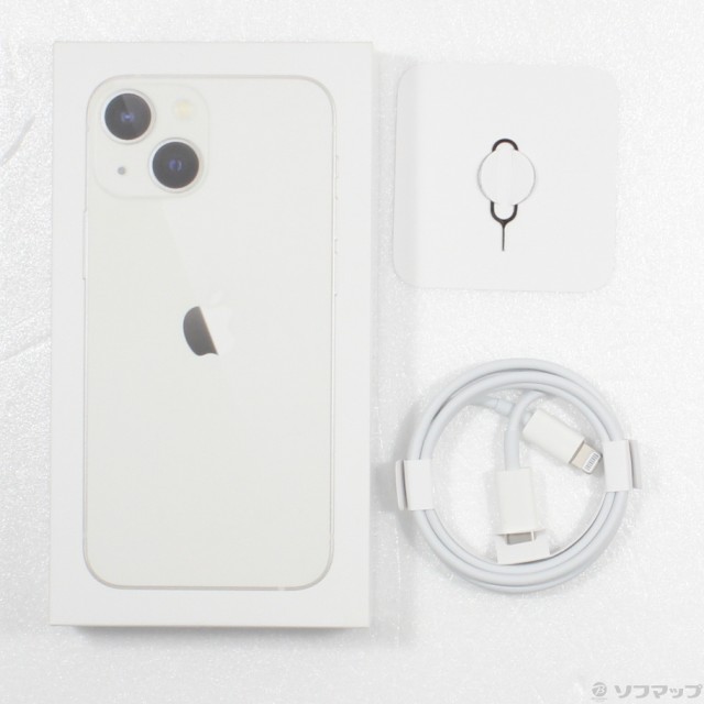 中古)Apple iPhone13 mini 256GB スターライト MLJK3J/A SIMフリー(295