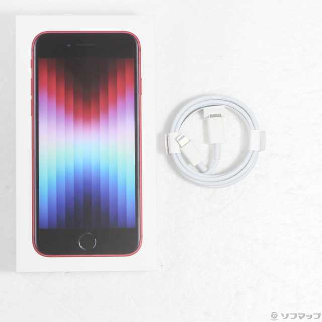 中古)Apple iPhone SE 第3世代 128GB プロダクトレッド MMYH3J/A SIM ...