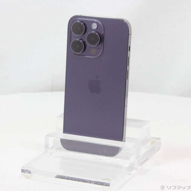 中古)Apple iPhone14 Pro 128GB ディープパープル MQ0F3J/A SIMフリー