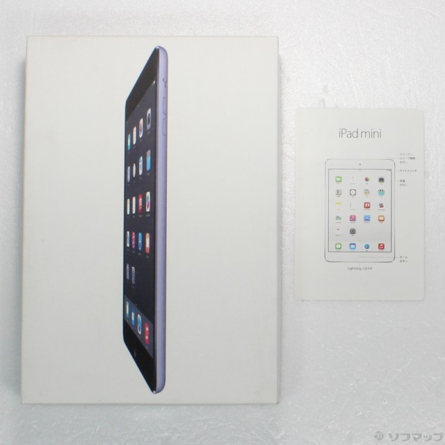 中古)Apple iPad mini 2 16GB スペースグレイ ME276J/A Wi-Fi