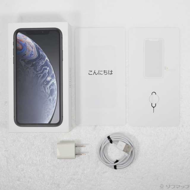 中古)Apple iPhoneXR 64GB ブラック MT002J/A SIMフリー(220-ud)の通販