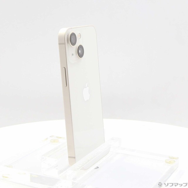 中古)Apple iPhone13 mini 128GB スターライト MLJE3J/A SIMフリー(258-ud) 携帯電話本体