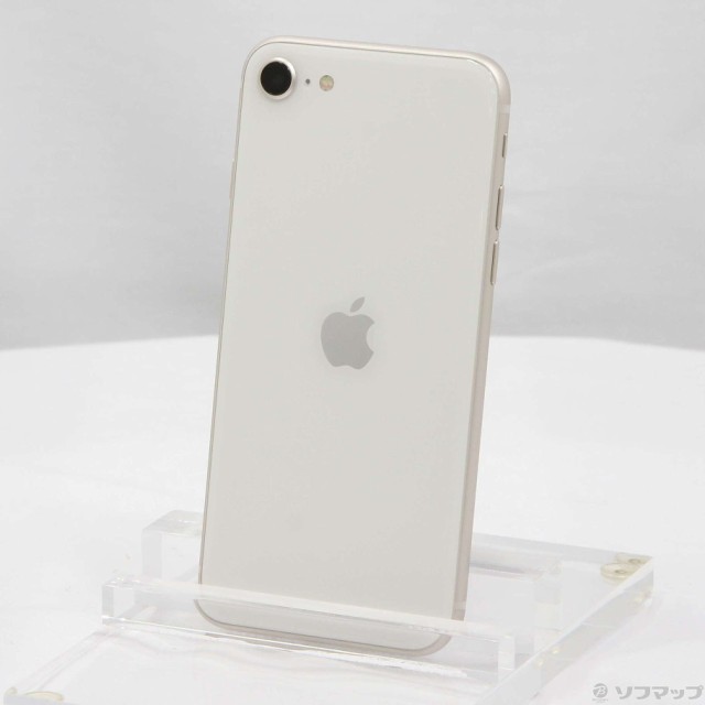 中古)Apple iPhone SE 第3世代 64GB スターライト MMYD3J/A SIMフリー