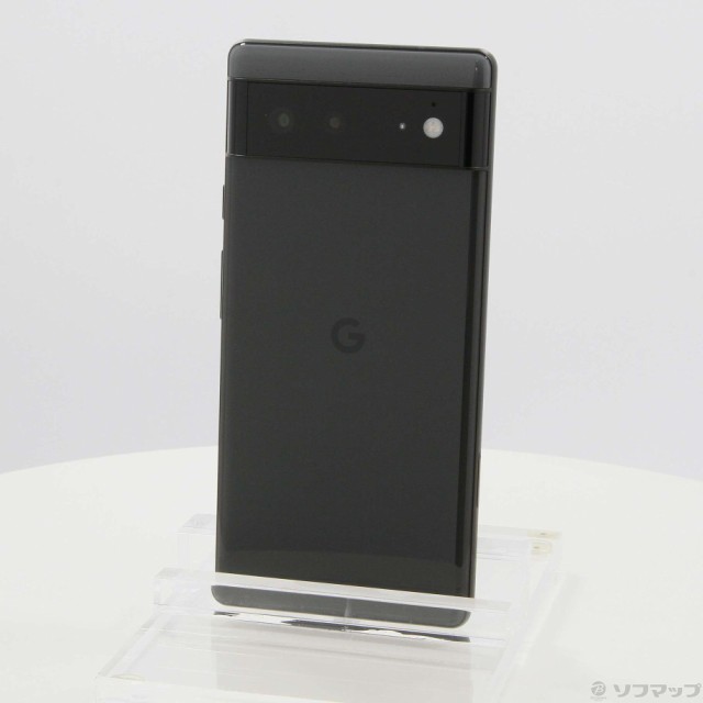 (中古)GOOGLE Google Pixel 6 128GB ストーミーブラック GA02900 auロック解除SIMフリー(349-ud)｜au  PAY マーケット