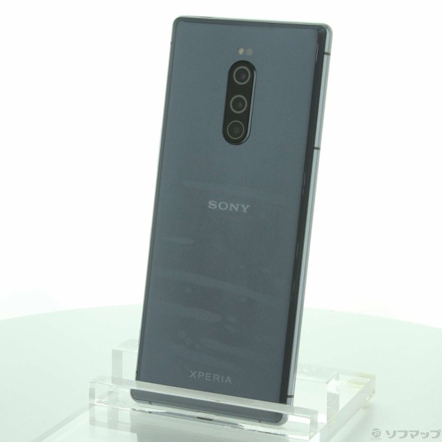 SONY Xperia 1 64GB グレー SOV40 auロック解除SIMフリー(344-ud)-