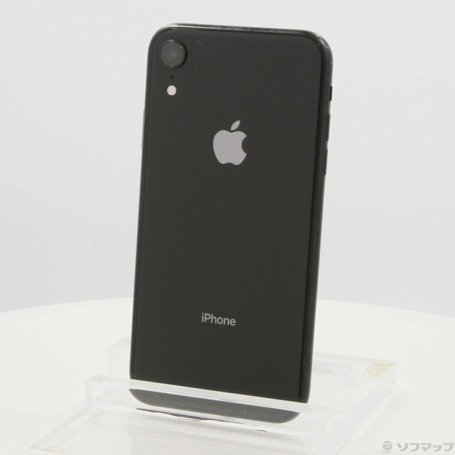 Apple iPhoneXR 128GB ブラック MT0G2J/A SIMフリー(258-ud)-