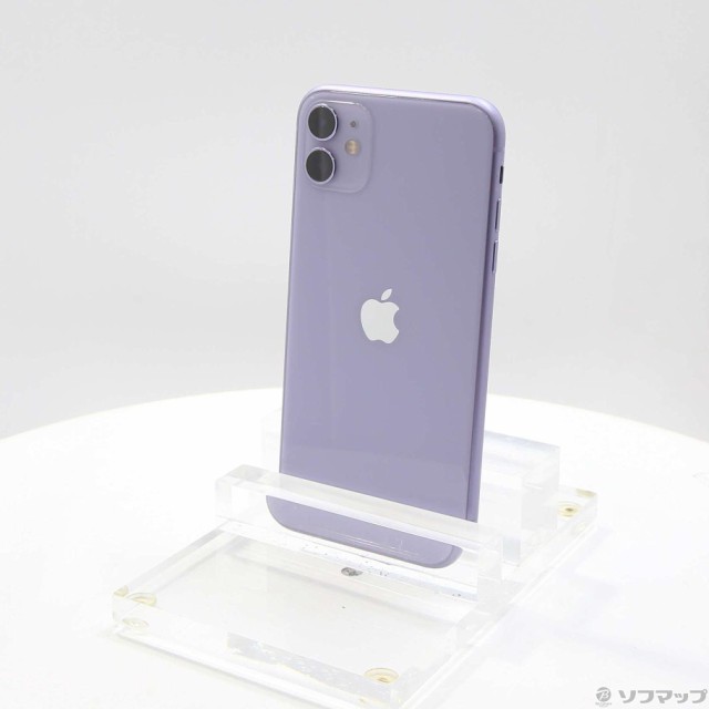 中古)Apple iPhone11 128GB パープル MWM52J/A SIMフリー(368-ud)の通販は - 携帯電話本体