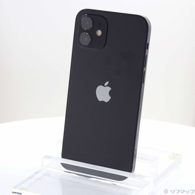 (中古)Apple iPhone12 128GB ブラック MGHU3J/A SIMフリー(349-ud)