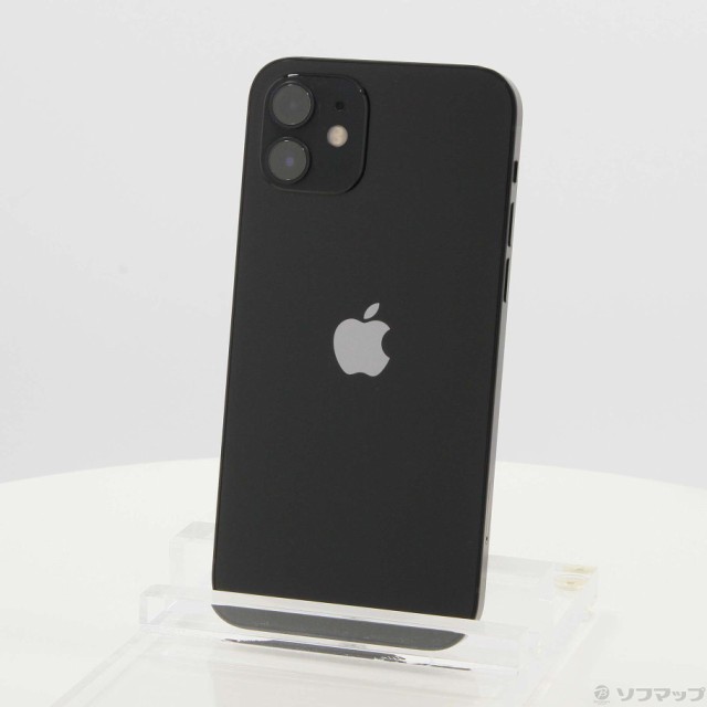 中古)Apple iPhone12 64GB ブラック MGHN3J/A SIMフリー(344-ud)の通販