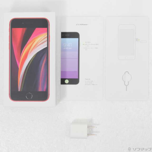 中古)Apple iPhoneSE 第2世代 128GB プロダクトレッド MXD22J/A 国内版