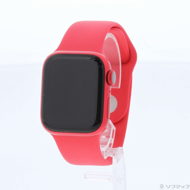 中古)Apple (展示品) Apple Watch Series 8 GPS 41mm (PRODUCT)REDアルミニウムケース ( PRODUCT)REDスポーツバンド(258-ud)の通販は