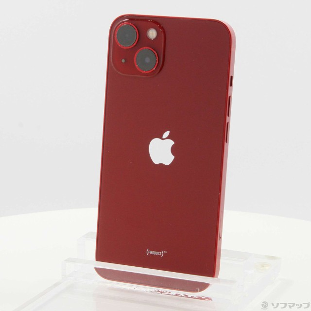 (中古)Apple iPhone13 128GB プロダクトレッド MLNF3J/A SIMフリー(196-ud)