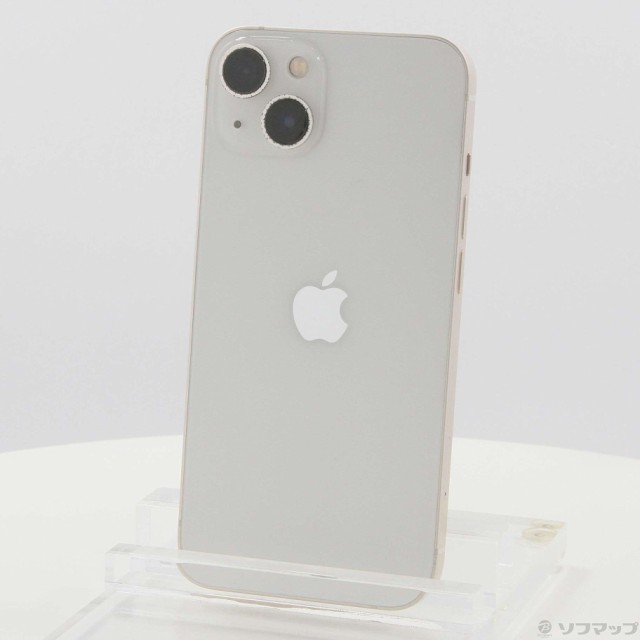 (中古)Apple iPhone13 128GB スターライト MLND3J/A SIMフリー(196-ud)