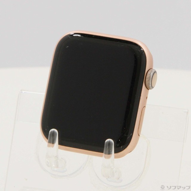 中古)Apple Apple Watch Series 4 GPS 44mm ゴールドアルミニウム