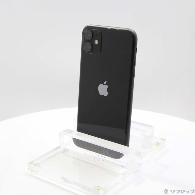 中古)Apple iPhone11 128GB ブラック MWM02J/A SIMフリー(381-ud)の通販は - 携帯電話本体