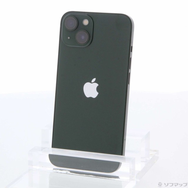 中古)Apple iPhone13 512GB グリーン MNGJ3J/A SIMフリー(262-ud)の