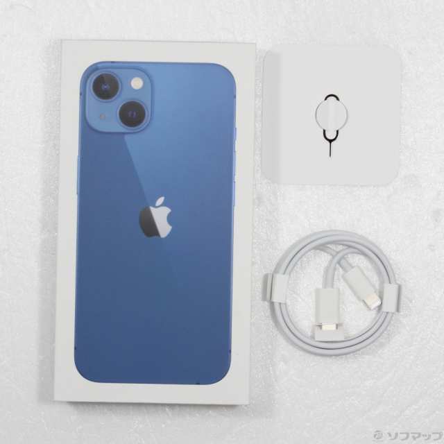 中古)Apple iPhone13 256GB ブルー MLNM3J/A SIMフリー(258-ud)の通販 ...