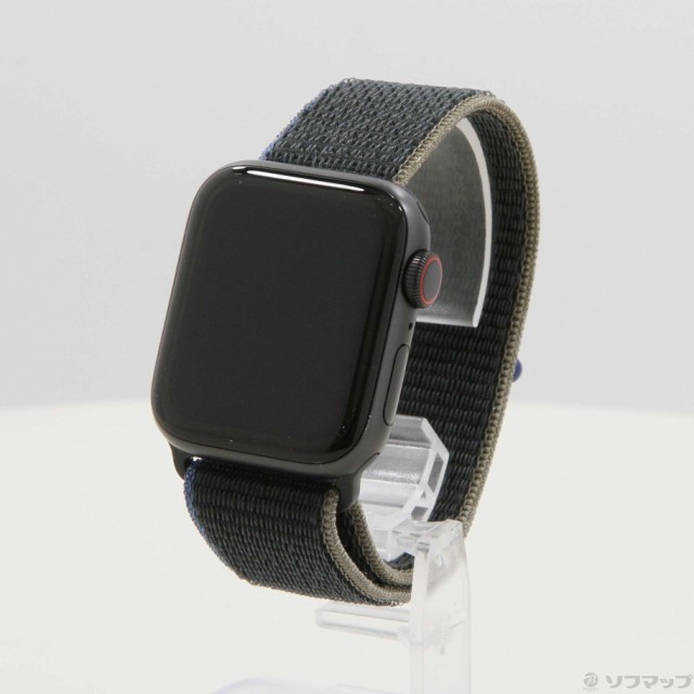 (中古)Apple Apple Watch SE 第1世代 GPS + Cellular 40mm スペースグレイアルミニウムケース チャコールスポーツループ(352-ud)の通販は