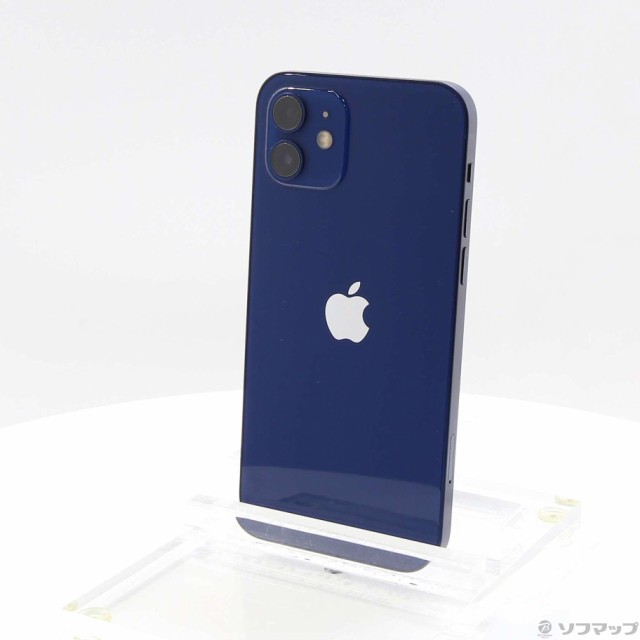 中古)Apple iPhone12 128GB ブルー MGHX3J/A SIMフリー(344-ud)の通販