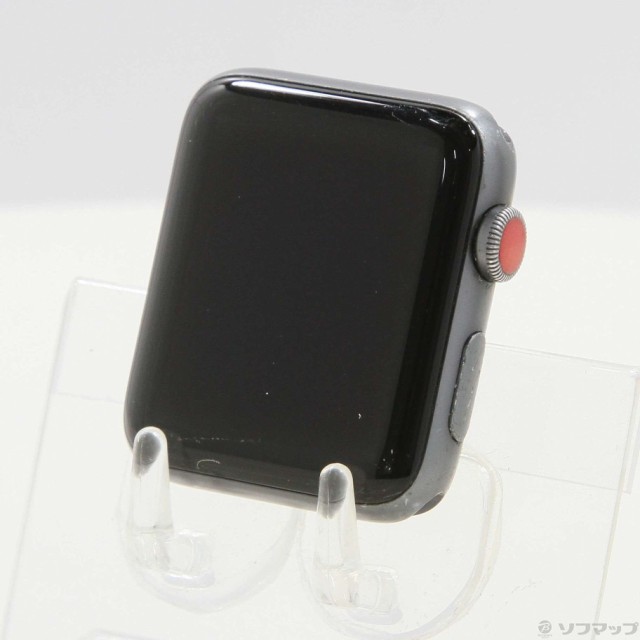 中古)Apple Apple Watch Series 3 GPS + Cellular 42mm スペースグレイ