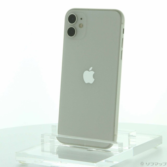 (中古)Apple iPhone11 128GB ホワイト MWM22J/A SIMフリー(262-ud)の通販は