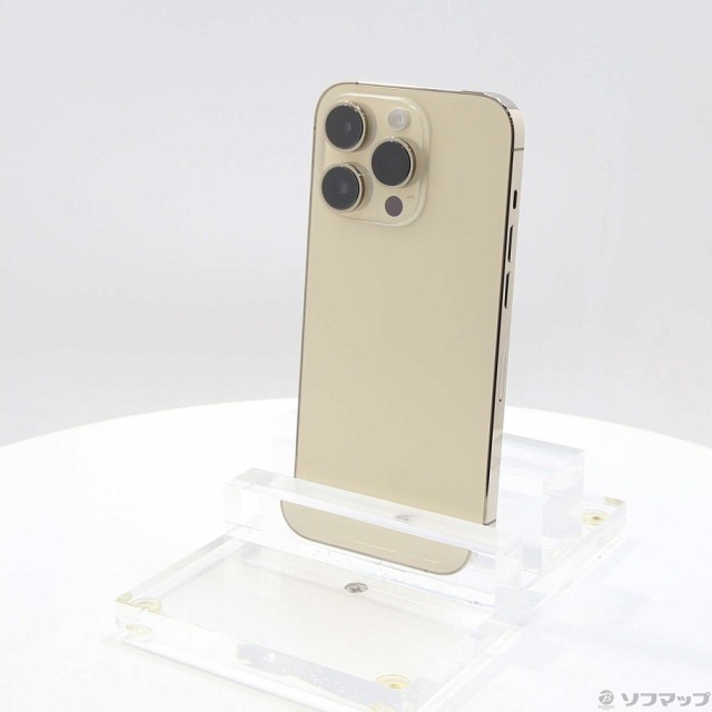 中古)Apple iPhone14 Pro 256GB ゴールド MQ173J/A SIMフリー(276-ud)の通販は