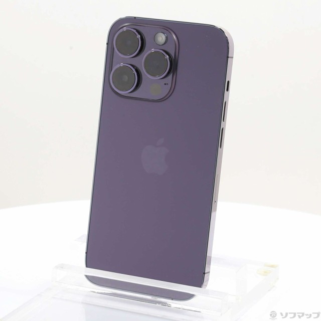 中古)Apple iPhone14 Pro 256GB ディープパープル MQ1E3J/A SIMフリー