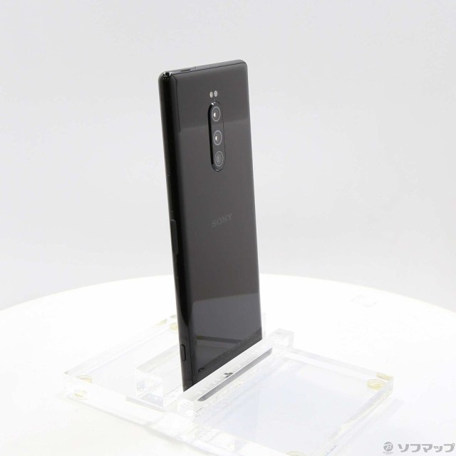 SONY Xperia 1 64GB ブラック SOV40 auロック解除SIMフリー(297-ud)-